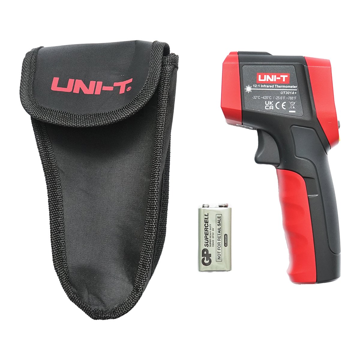 Termometru, aparat de masura digital cu infrarosu UT301A+ UNI-T